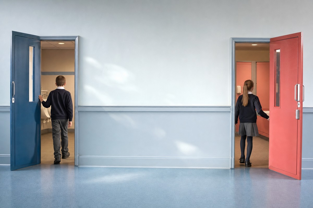 Schotse rechter: gemengde schooltoiletten discrimineren meisjes indirect